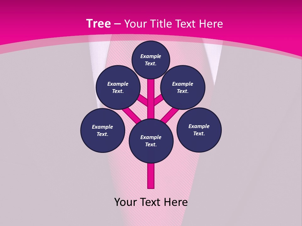 Necktie Pink PowerPoint Template