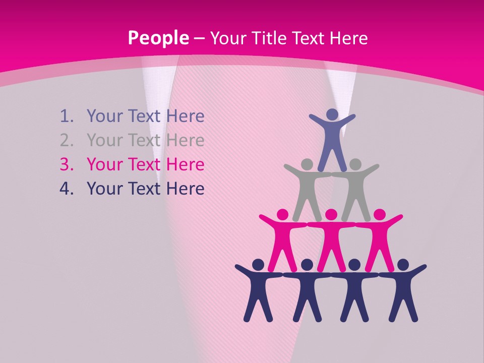 Necktie Pink PowerPoint Template