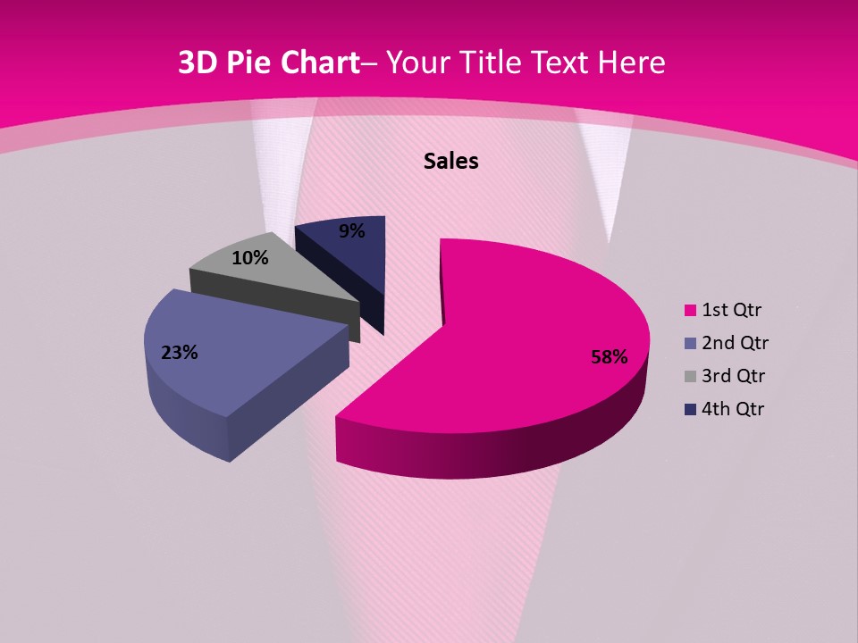 Necktie Pink PowerPoint Template