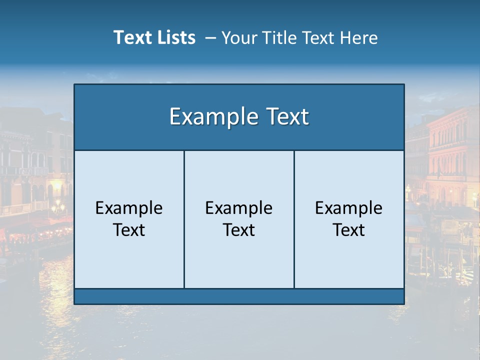 Adriatic Clouds Venezia PowerPoint Template