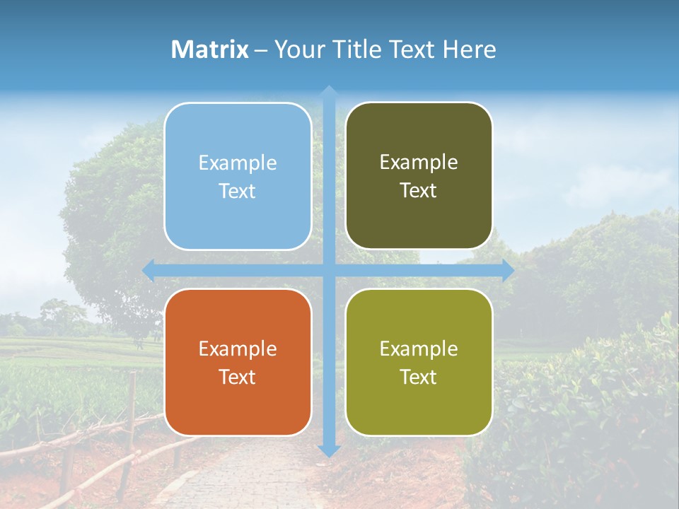 Green Landscape PowerPoint Template
