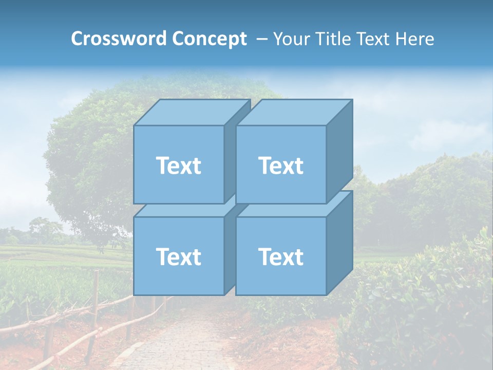 Green Landscape PowerPoint Template