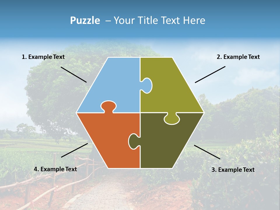 Green Landscape PowerPoint Template
