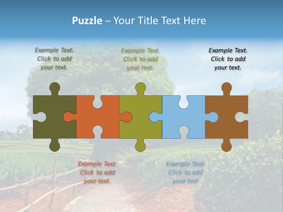 Green Landscape PowerPoint Template