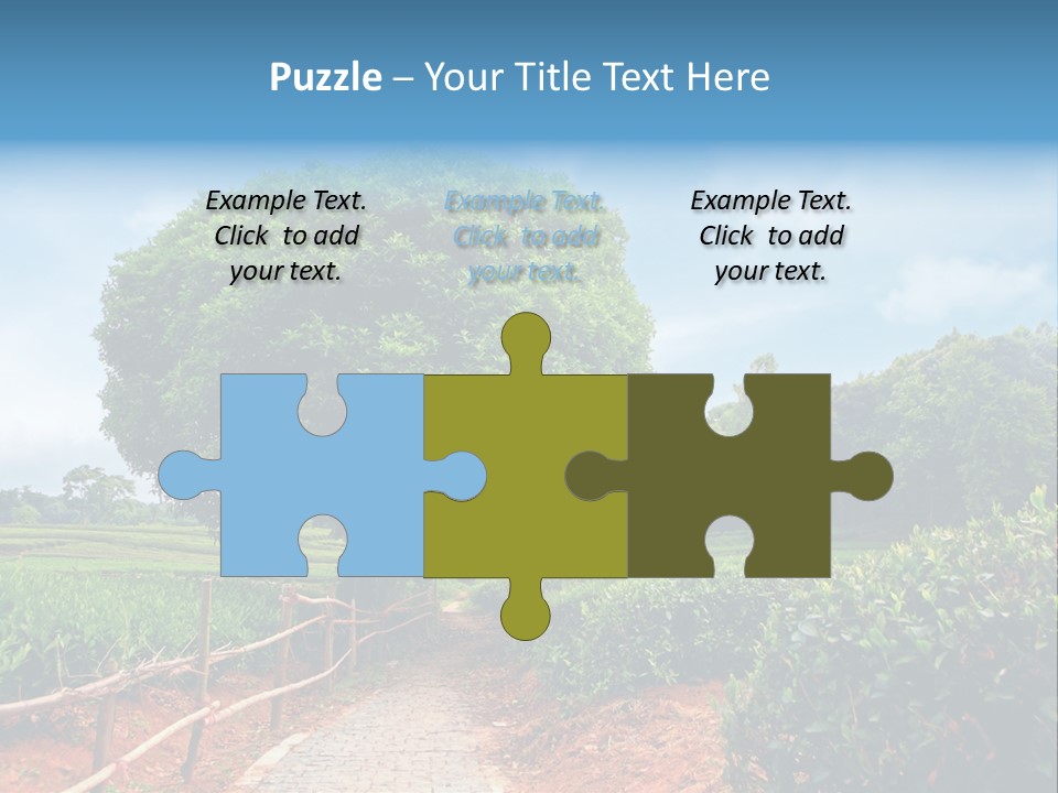 Green Landscape PowerPoint Template