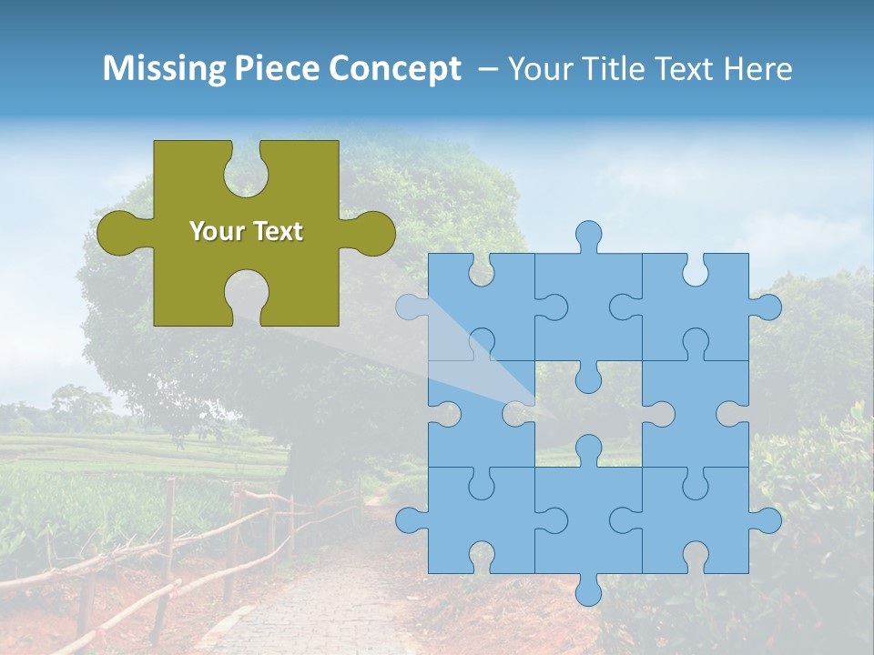 Green Landscape PowerPoint Template