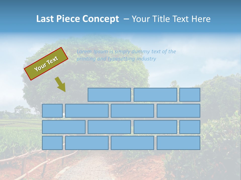 Green Landscape PowerPoint Template