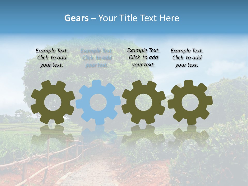 Green Landscape PowerPoint Template