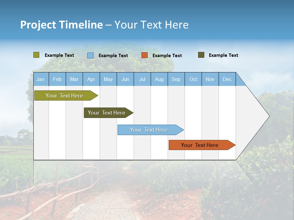 Green Landscape PowerPoint Template