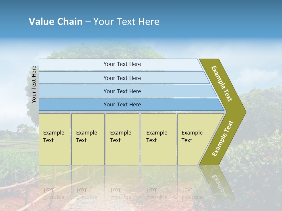 Green Landscape PowerPoint Template