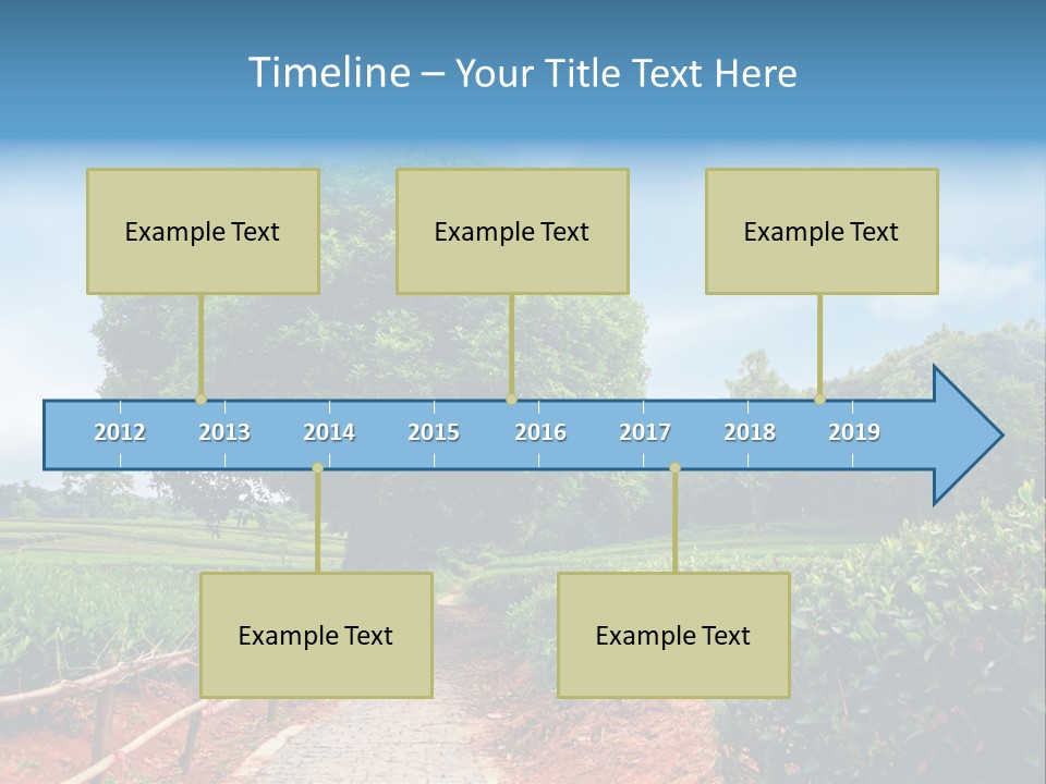 Green Landscape PowerPoint Template