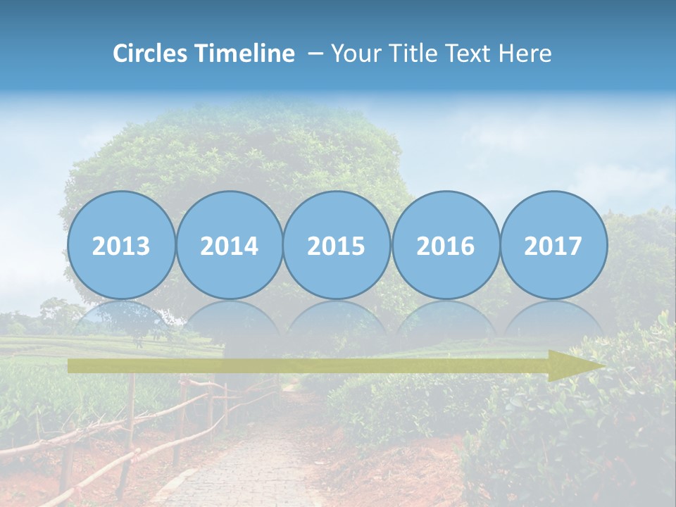 Green Landscape PowerPoint Template
