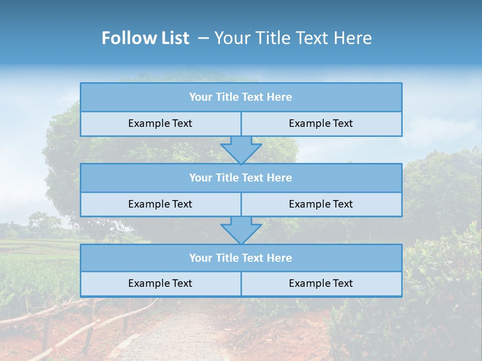 Green Landscape PowerPoint Template