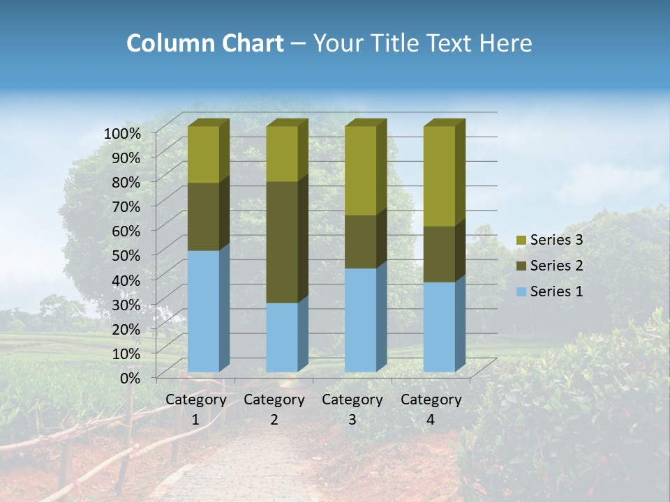 Green Landscape PowerPoint Template