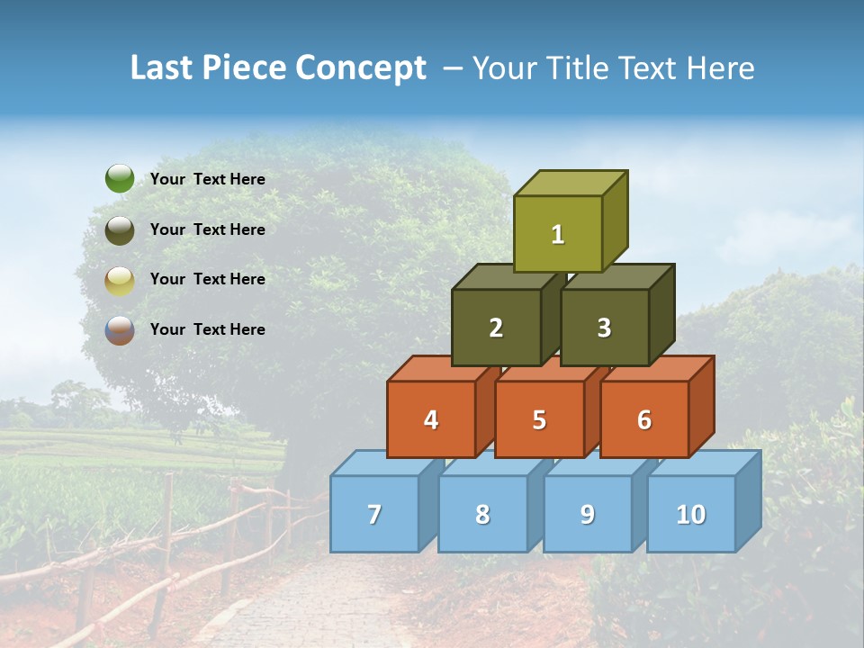 Green Landscape PowerPoint Template