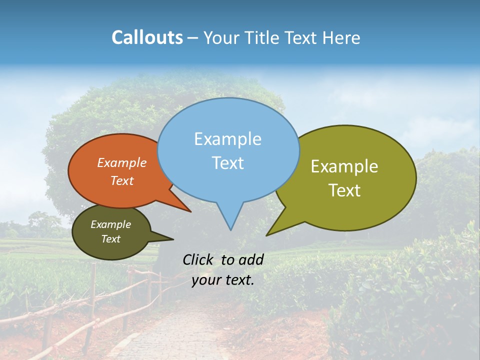 Green Landscape PowerPoint Template