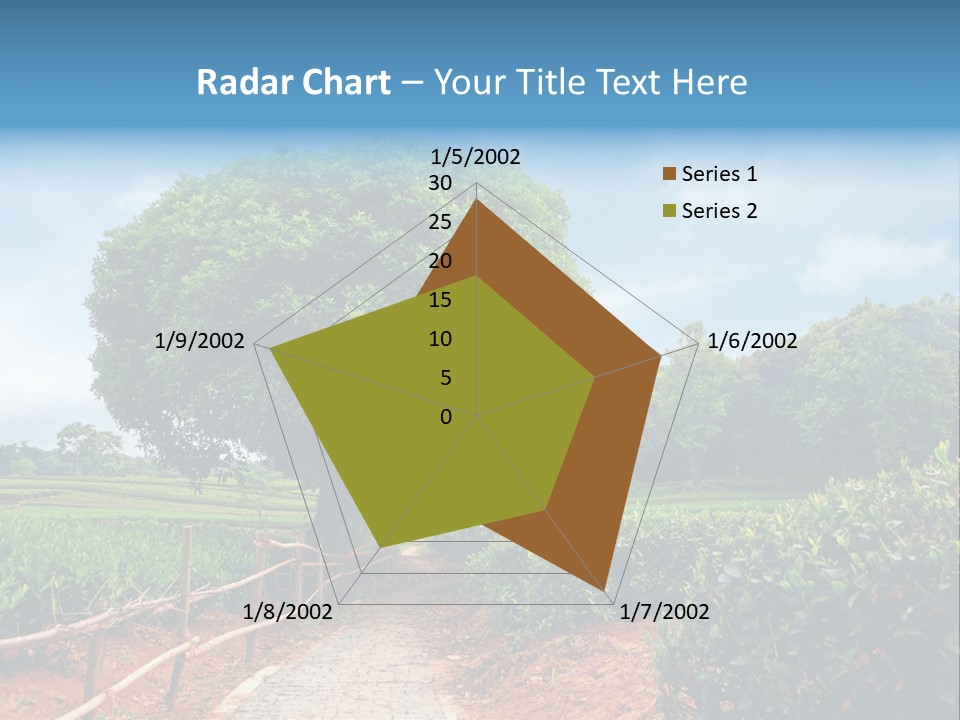 Green Landscape PowerPoint Template