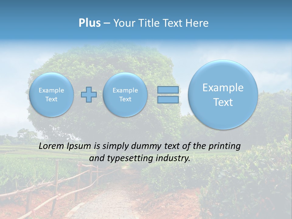 Green Landscape PowerPoint Template