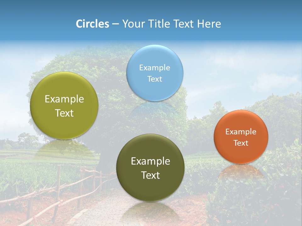 Green Landscape PowerPoint Template