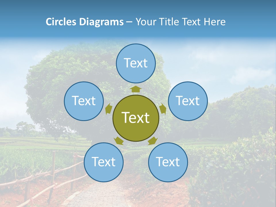 Green Landscape PowerPoint Template