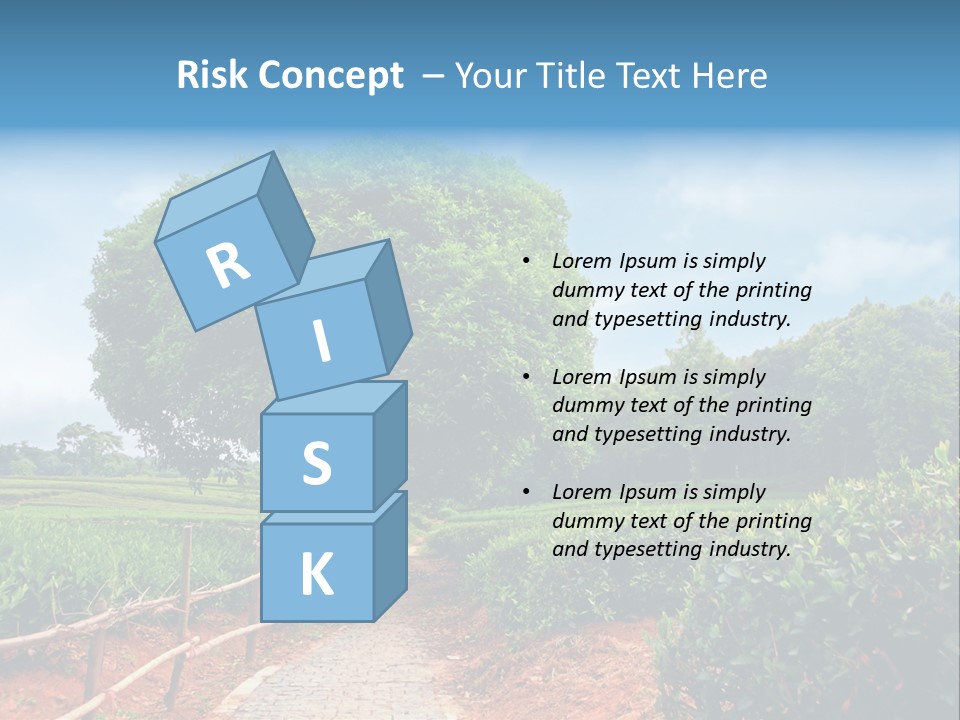 Green Landscape PowerPoint Template