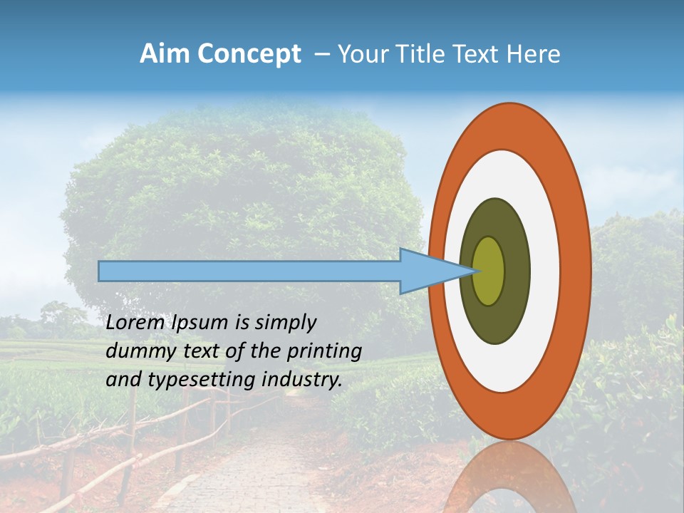 Green Landscape PowerPoint Template