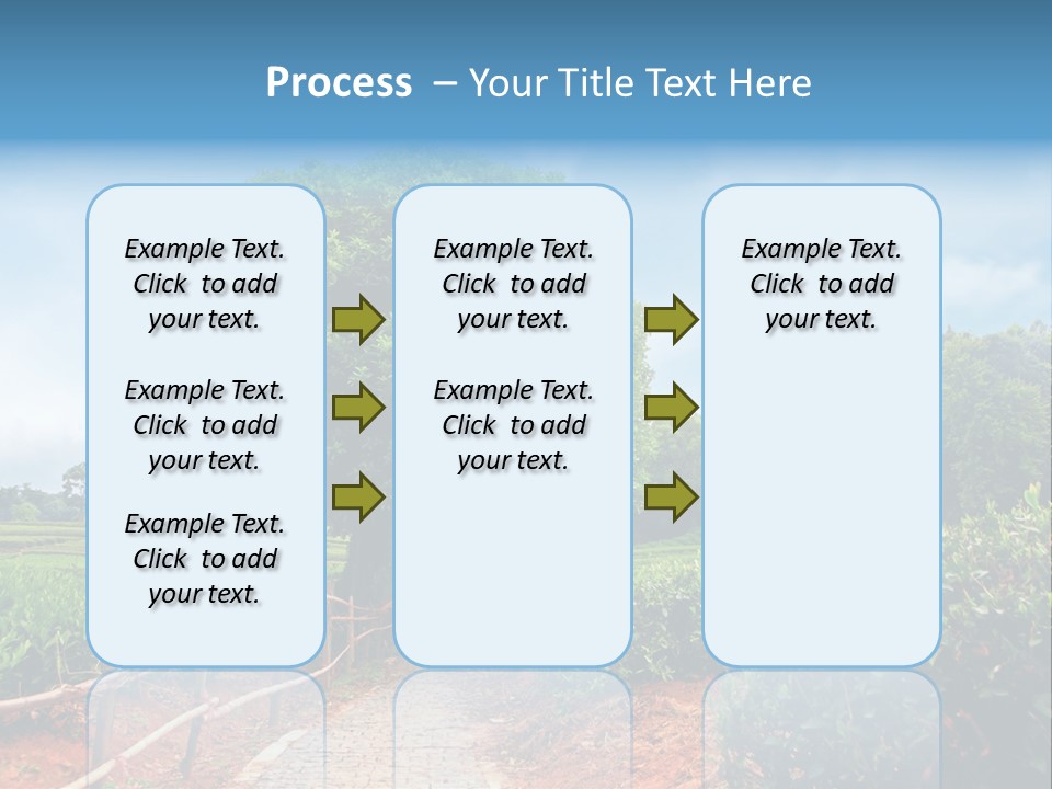 Green Landscape PowerPoint Template
