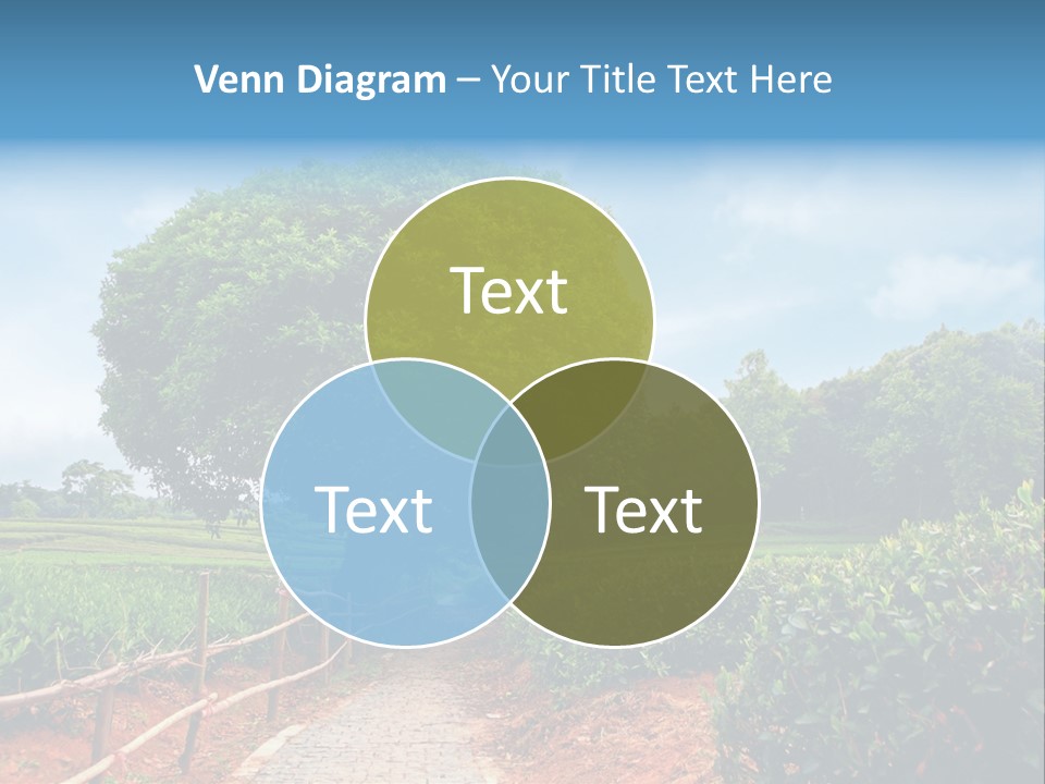Green Landscape PowerPoint Template