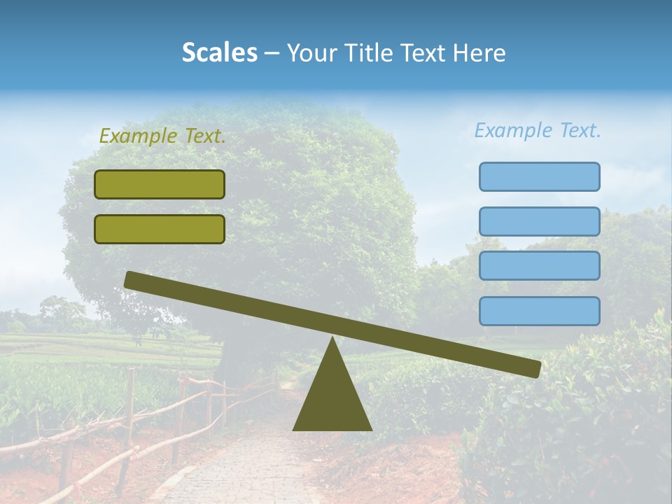 Green Landscape PowerPoint Template