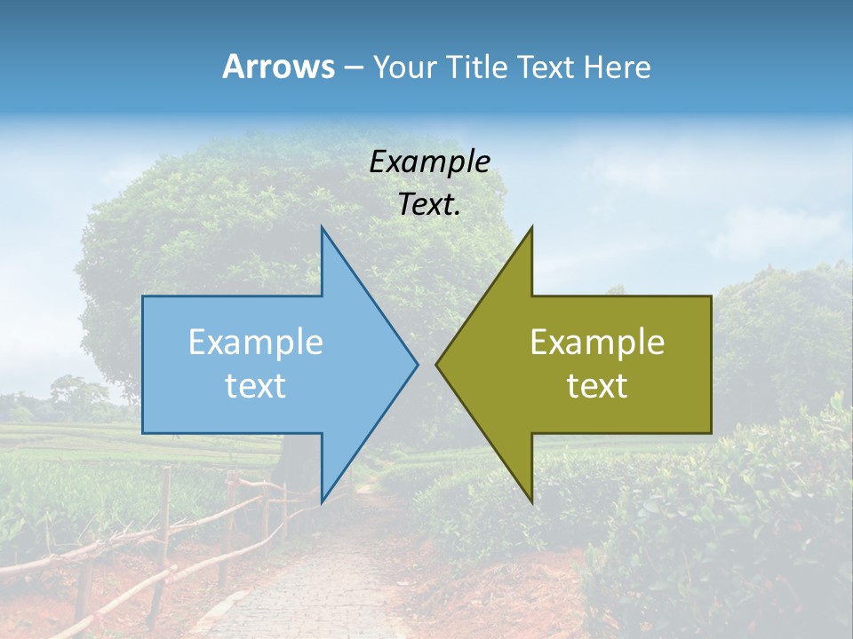Green Landscape PowerPoint Template