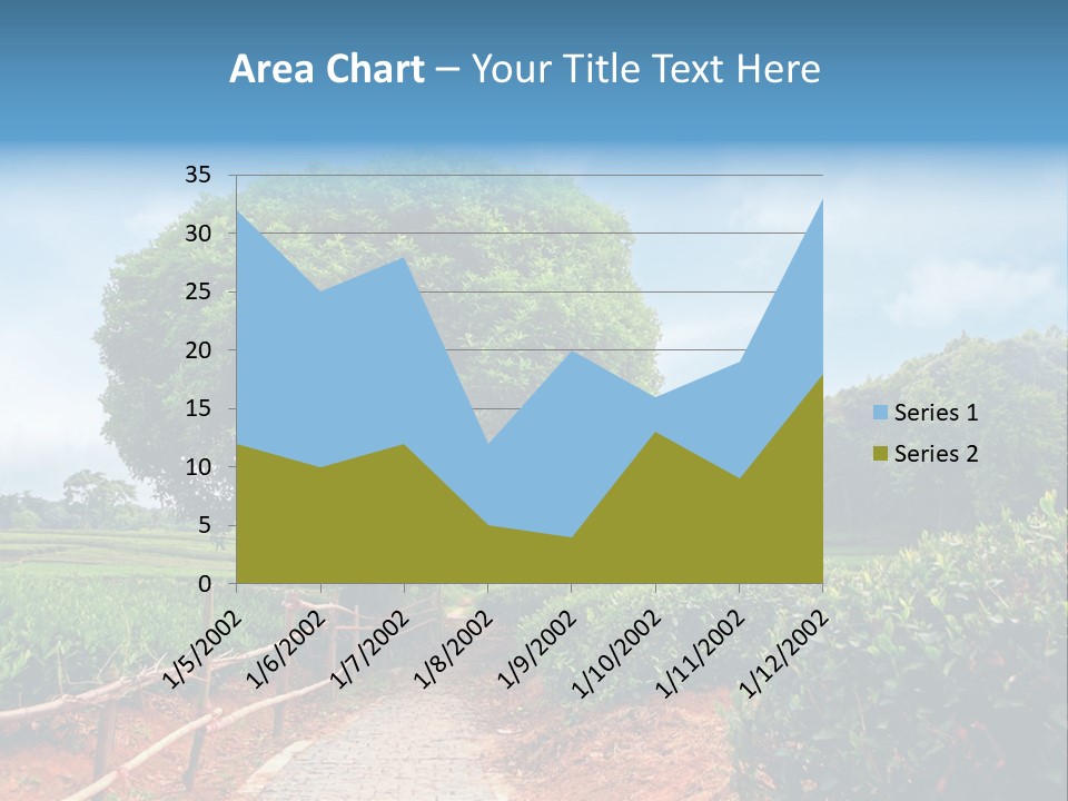 Green Landscape PowerPoint Template