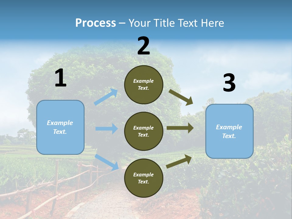 Green Landscape PowerPoint Template