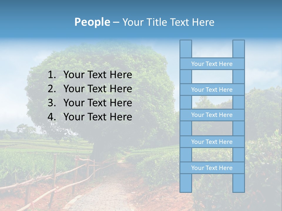 Green Landscape PowerPoint Template