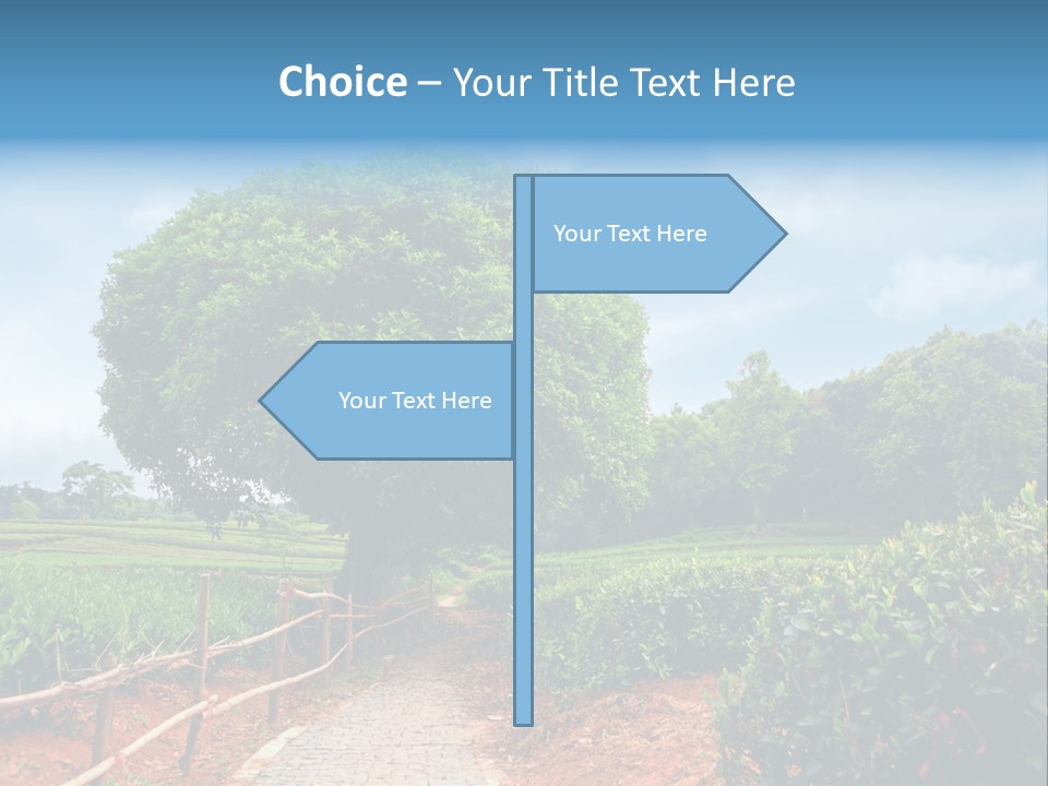 Green Landscape PowerPoint Template