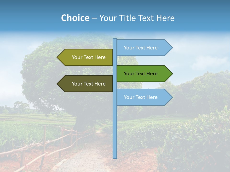 Green Landscape PowerPoint Template