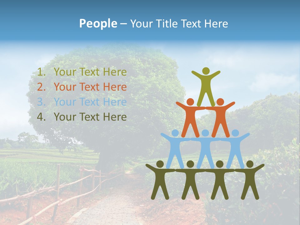 Green Landscape PowerPoint Template