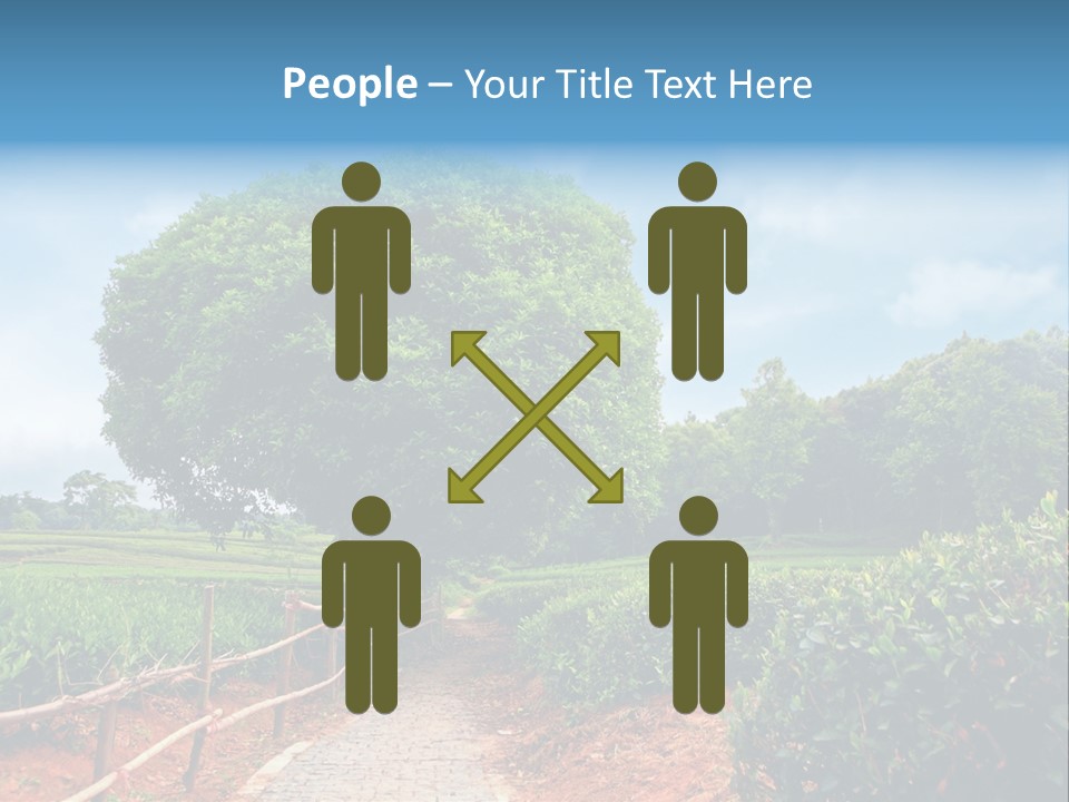 Green Landscape PowerPoint Template