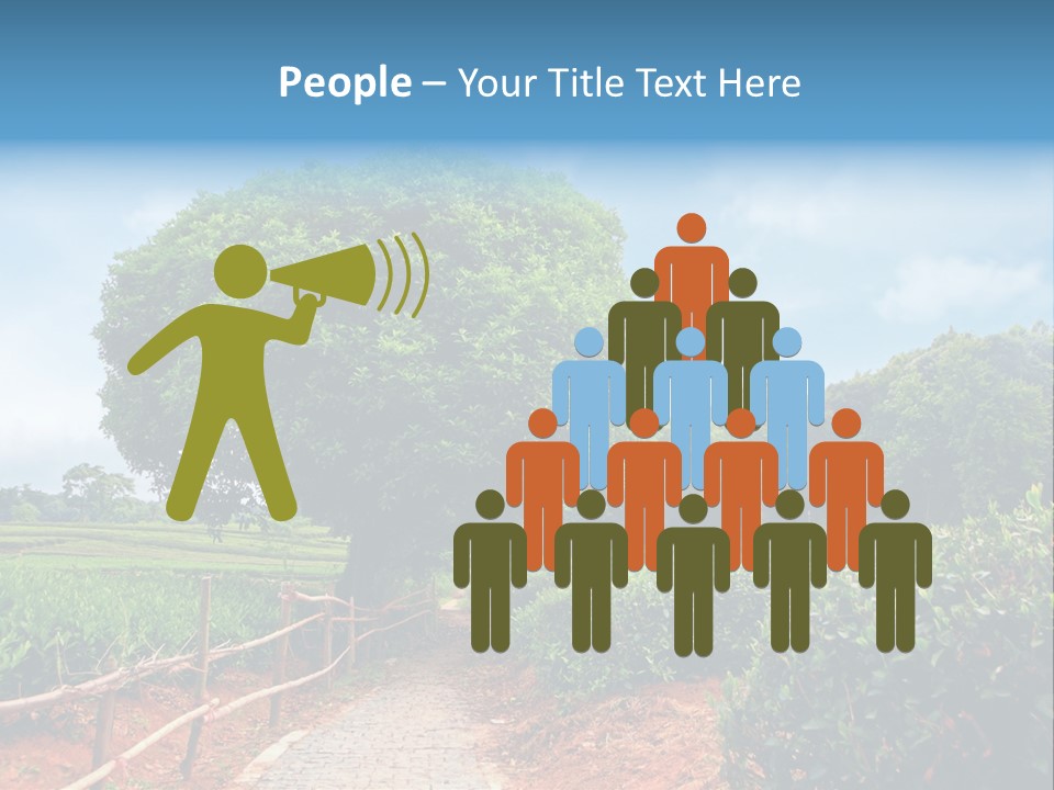 Green Landscape PowerPoint Template