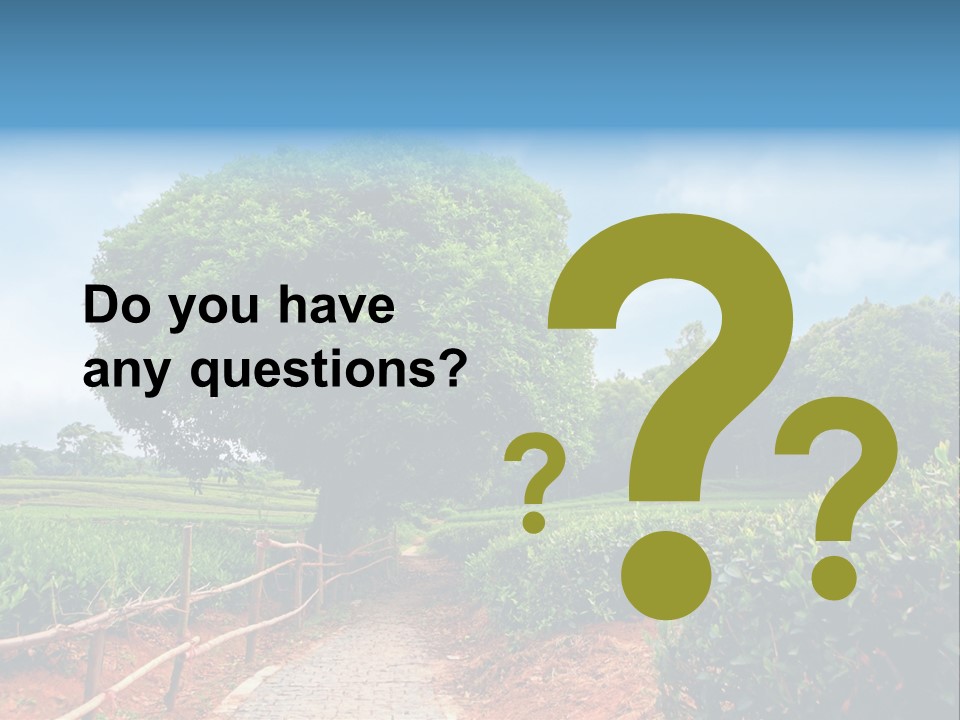 Green Landscape PowerPoint Template