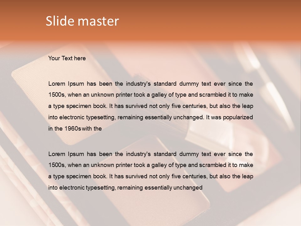 Makeup Products PowerPoint Template