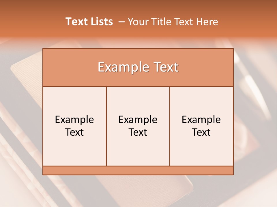 Makeup Products PowerPoint Template