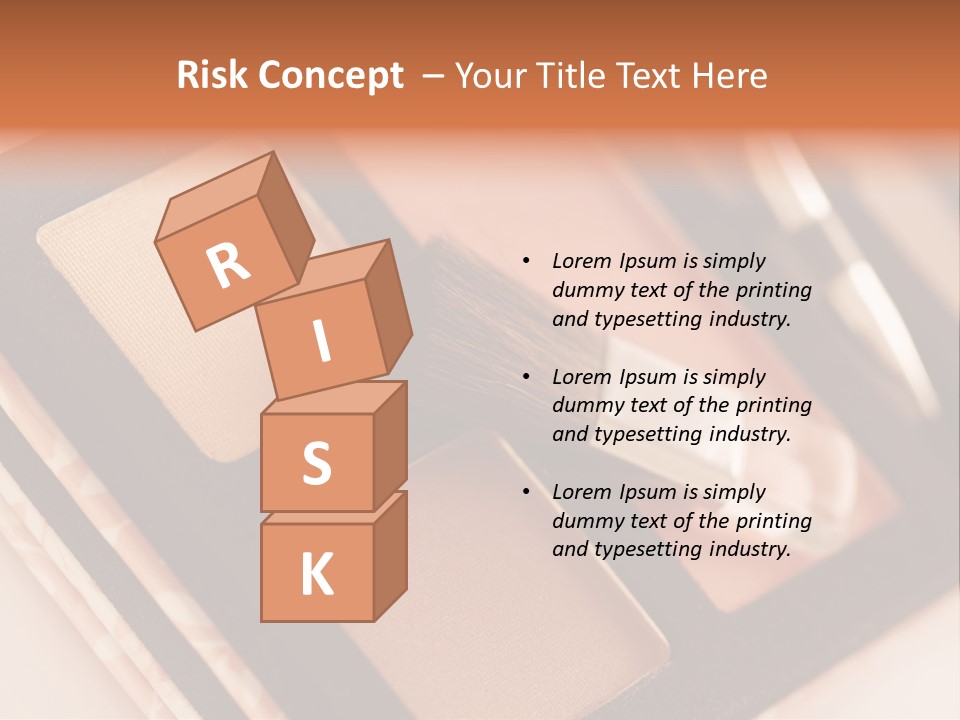 Makeup Products PowerPoint Template