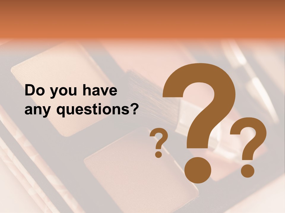 Makeup Products PowerPoint Template