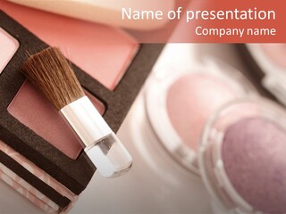 Make Up Products PowerPoint Template