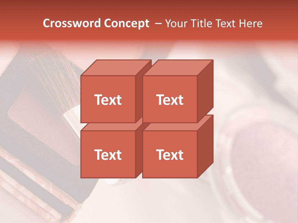 Make Up Products PowerPoint Template