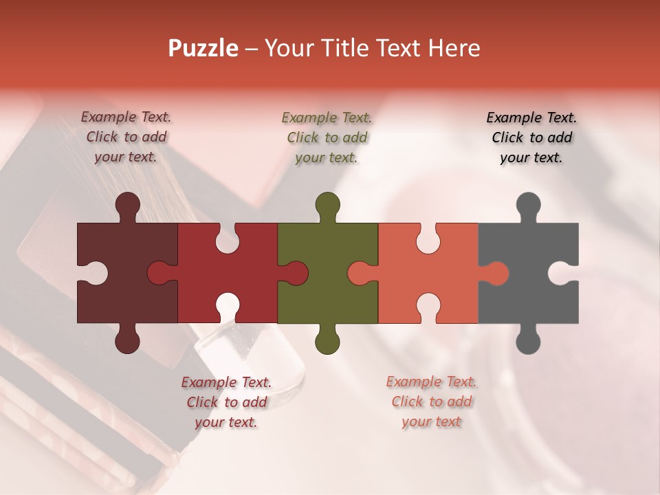 Make Up Products PowerPoint Template