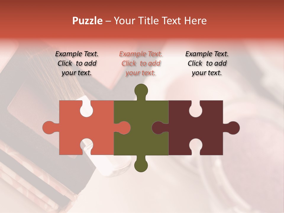 Make Up Products PowerPoint Template