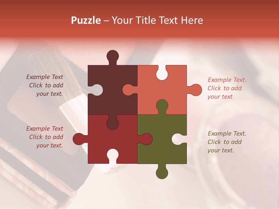 Make Up Products PowerPoint Template