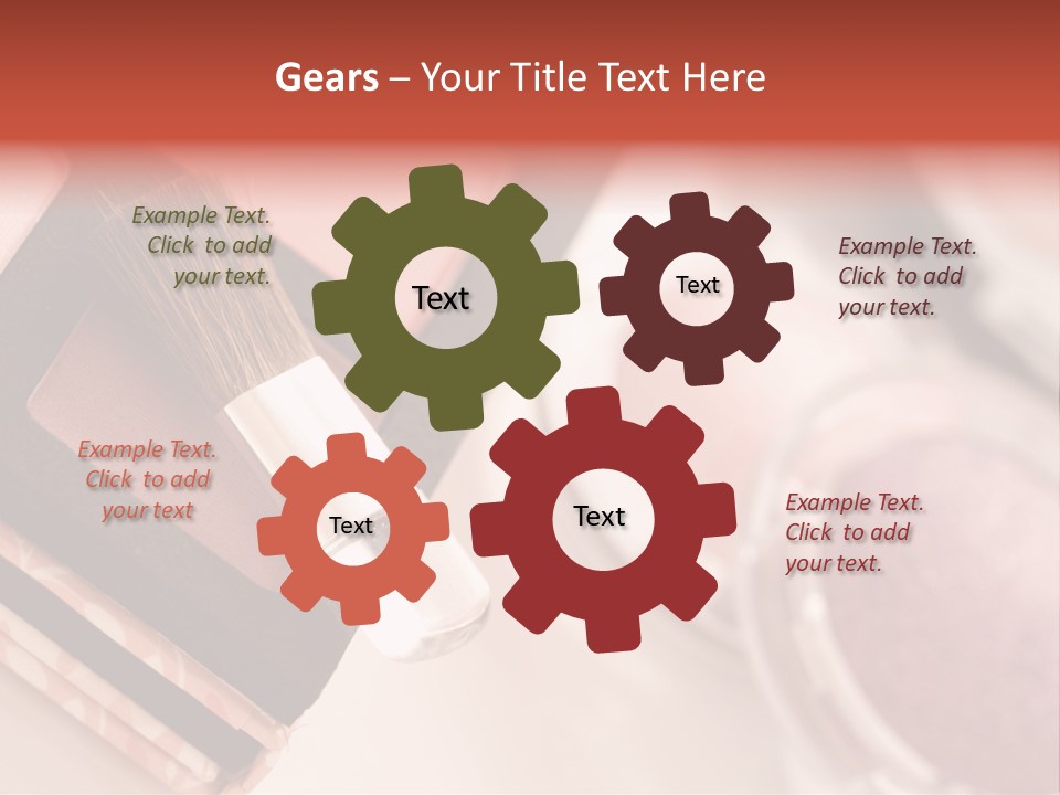 Make Up Products PowerPoint Template