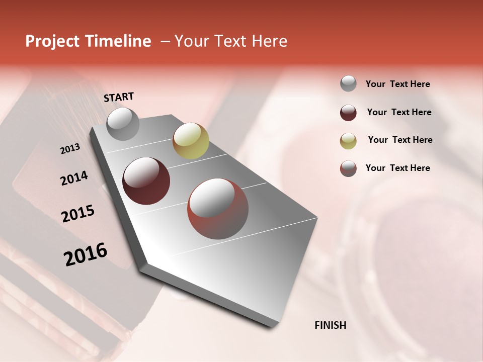 Make Up Products PowerPoint Template